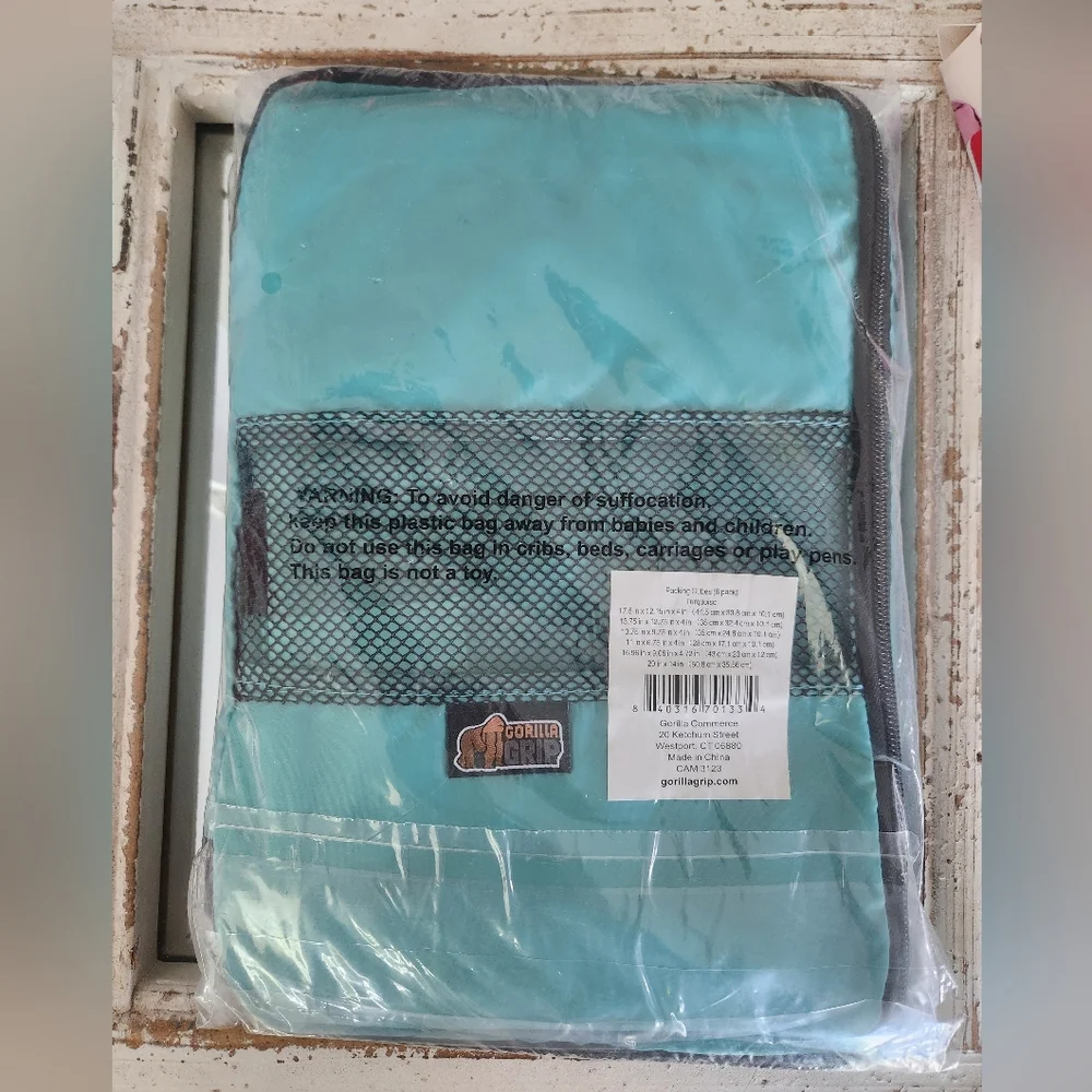 Turquoise Packing Cube Set - Picture 6 of 6